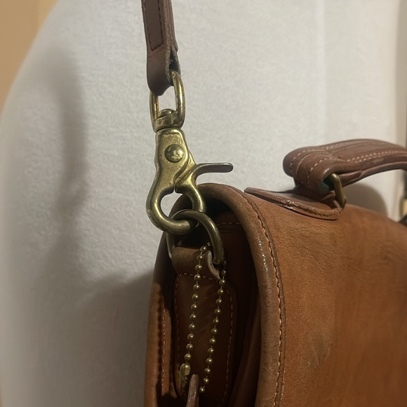Vintage Coach British Tan Station Bag 5130 - Picture 4 of 11